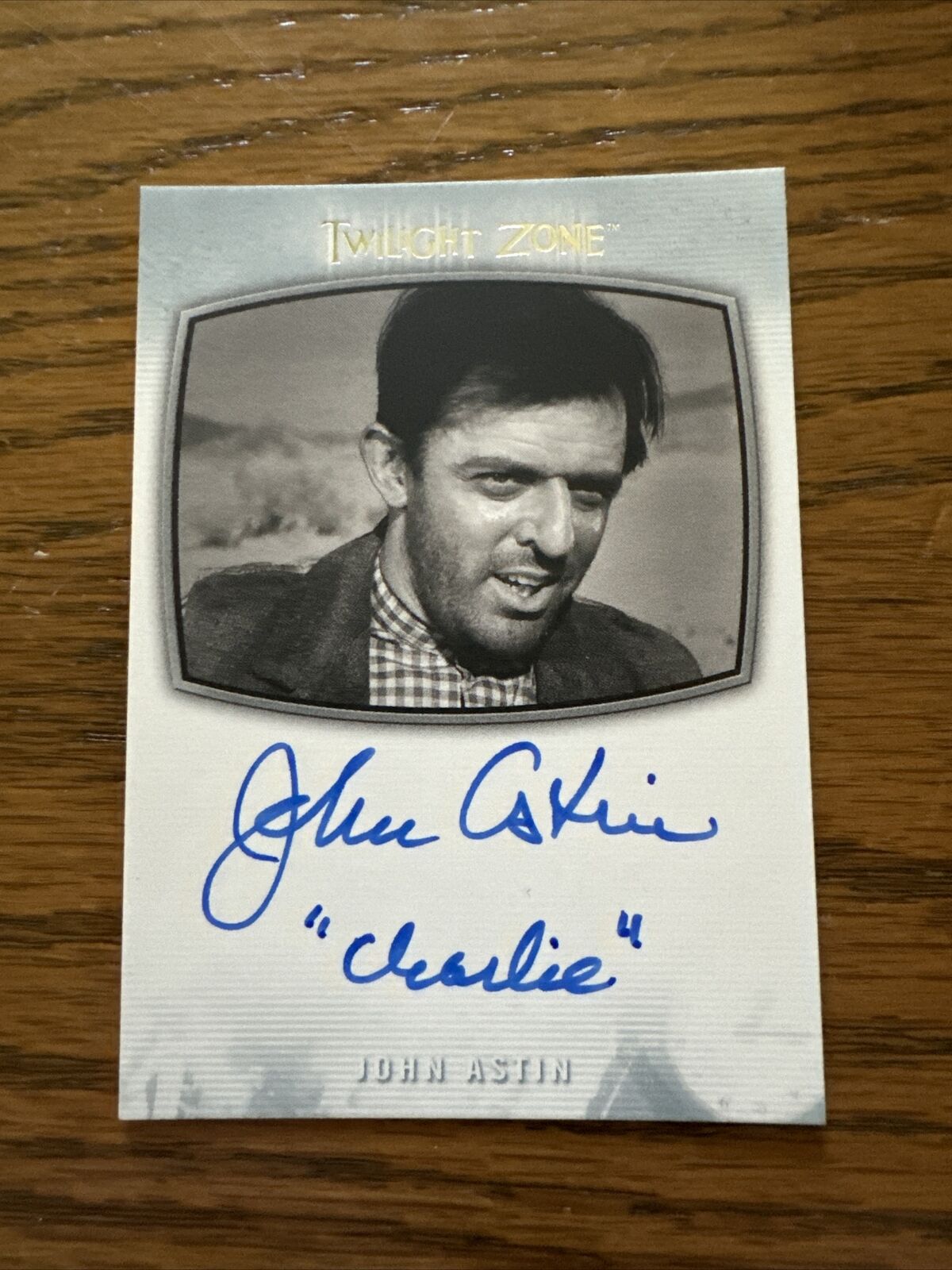 2020 The Twilight Zone Archives - John Astin Ai-28 Inscription  \