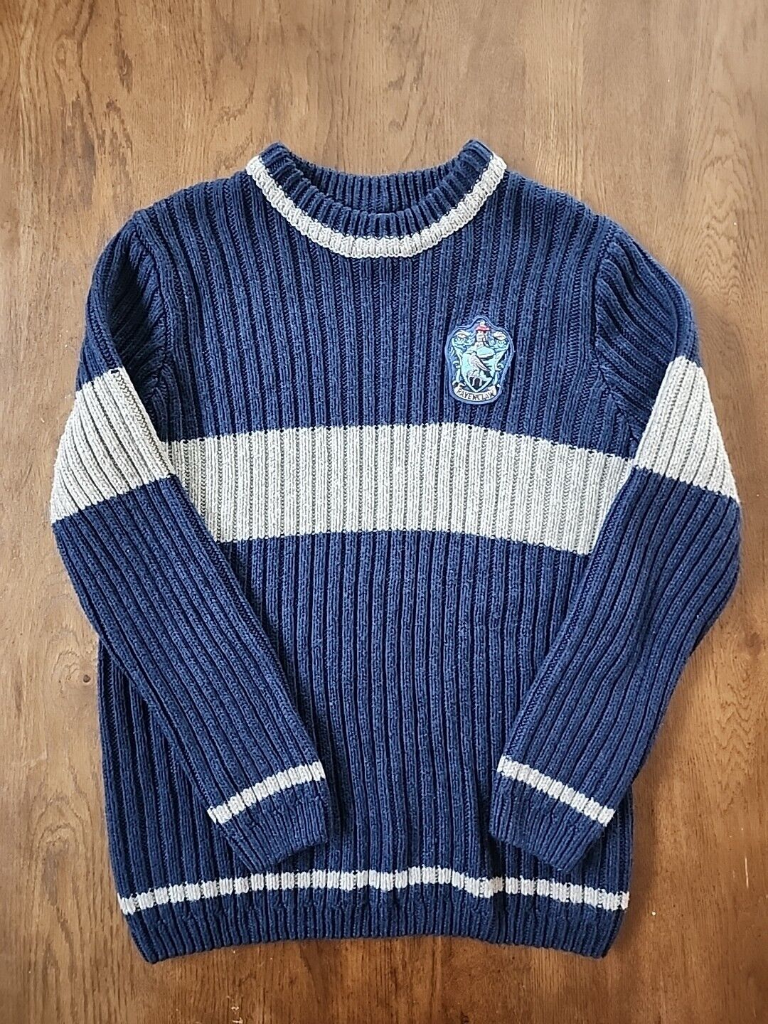 Harry Potter Ravenclaw Quidditch Knit Sweater Adult Size Large