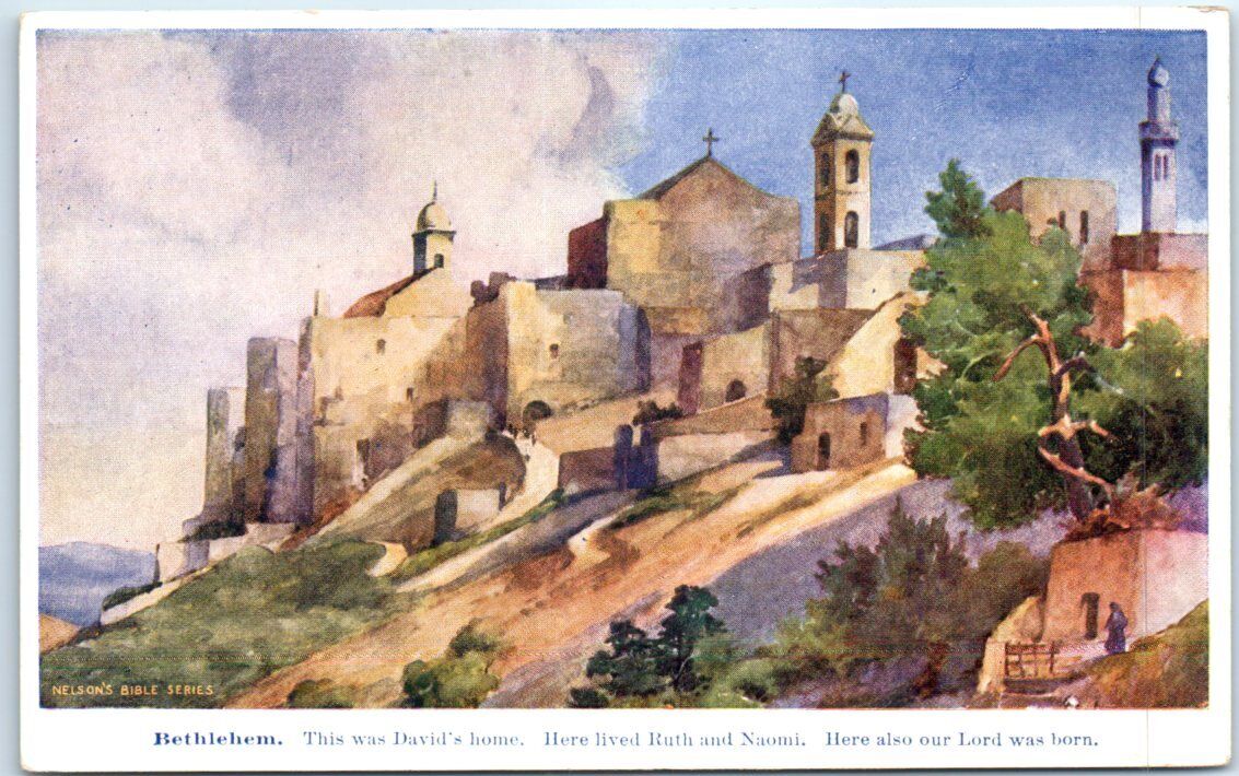 Postcard - David\'s Home, Bethlehem, Palestine