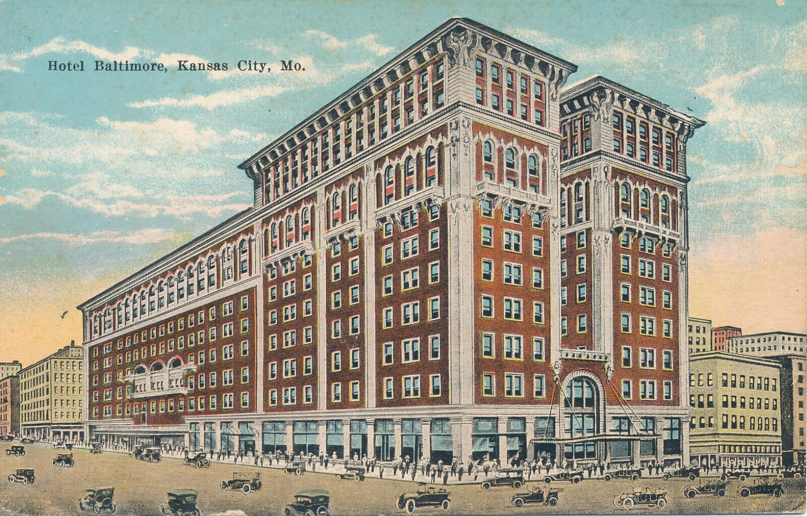 Unmailed Early Hotel Baltimore Kansas City Missouri MO   #874