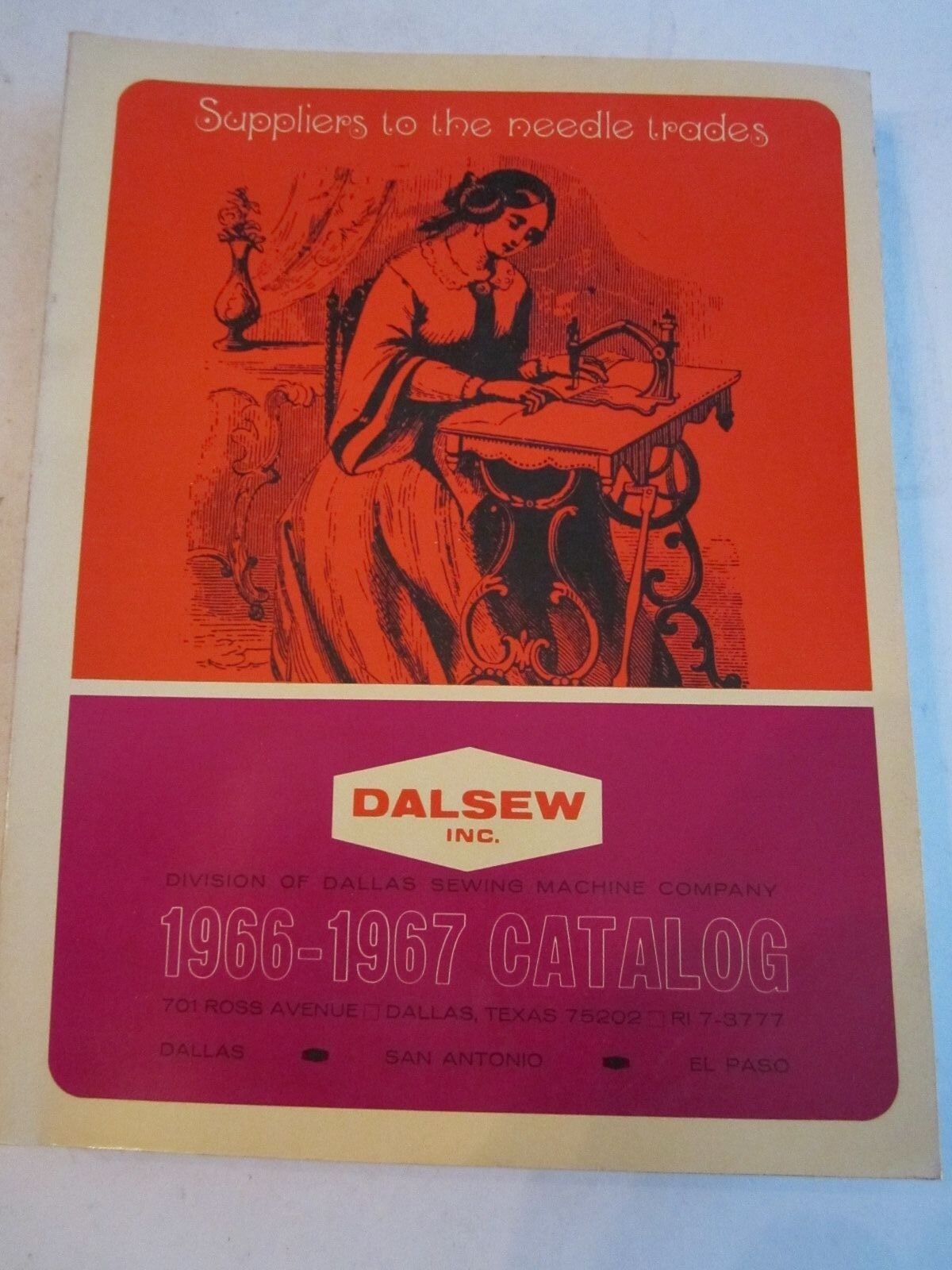 1966-1967 DALLAS SEWING MACHINE PARTS CATALOG - 546 PAGES - SEE PICS - TUB RRRR
