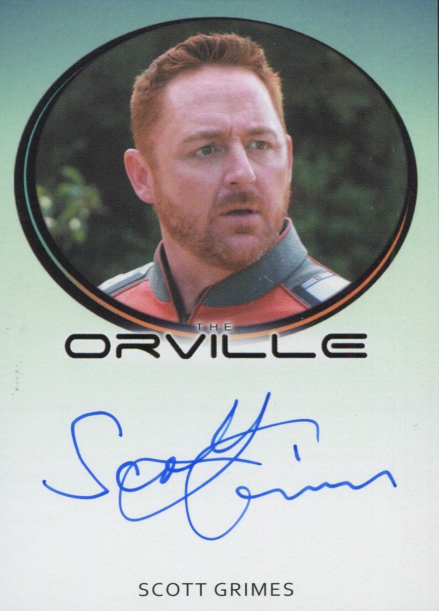 The Orville Archives Autograph Card [BD] Scott Grimes As Lt. Gordon Malloy