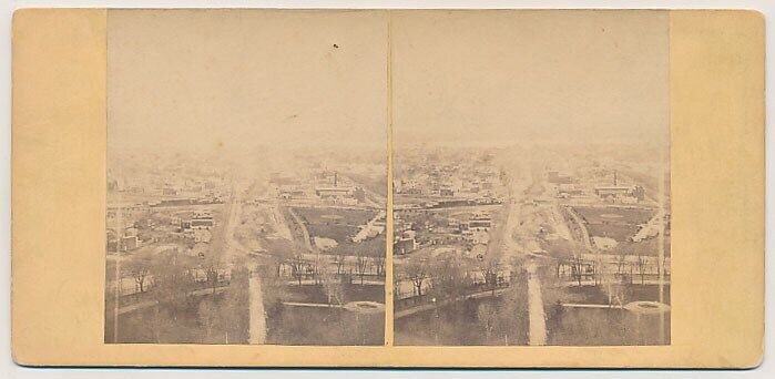 WASHINGTON DC SV - Panorama of City - Very Early 1850s/1860s