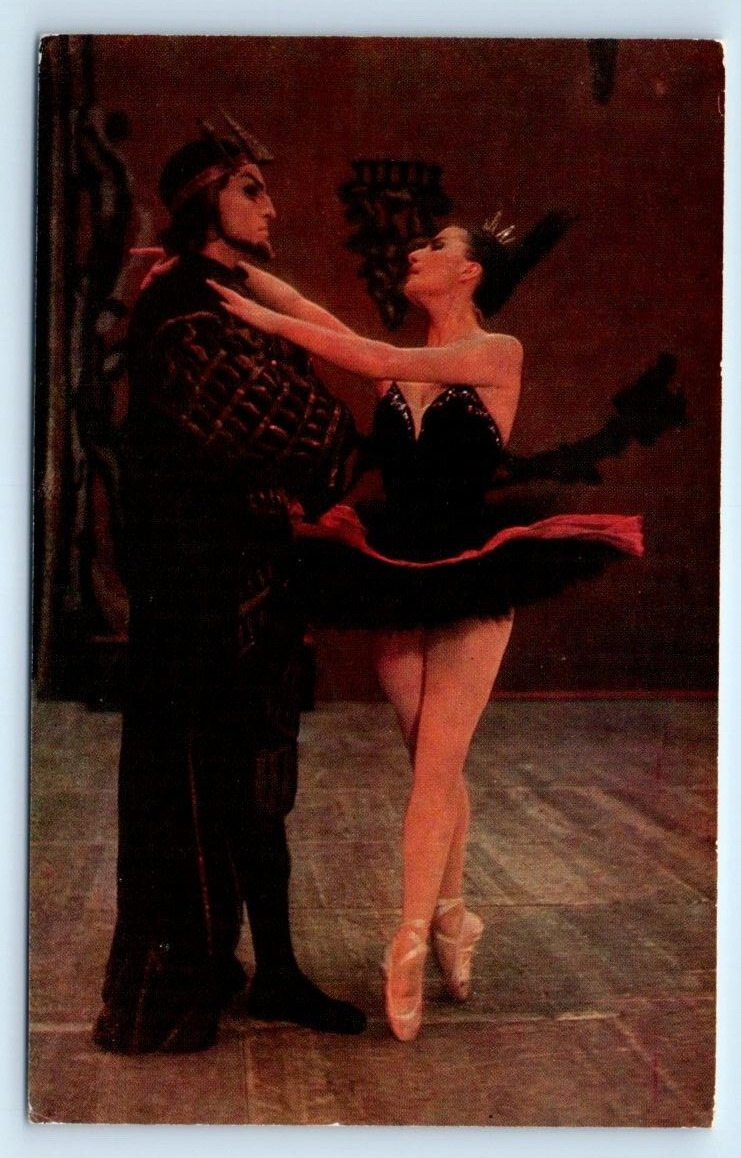 BOLSHOI THEATRE Swan Lake Ballet MOSCOW Russia Postcard