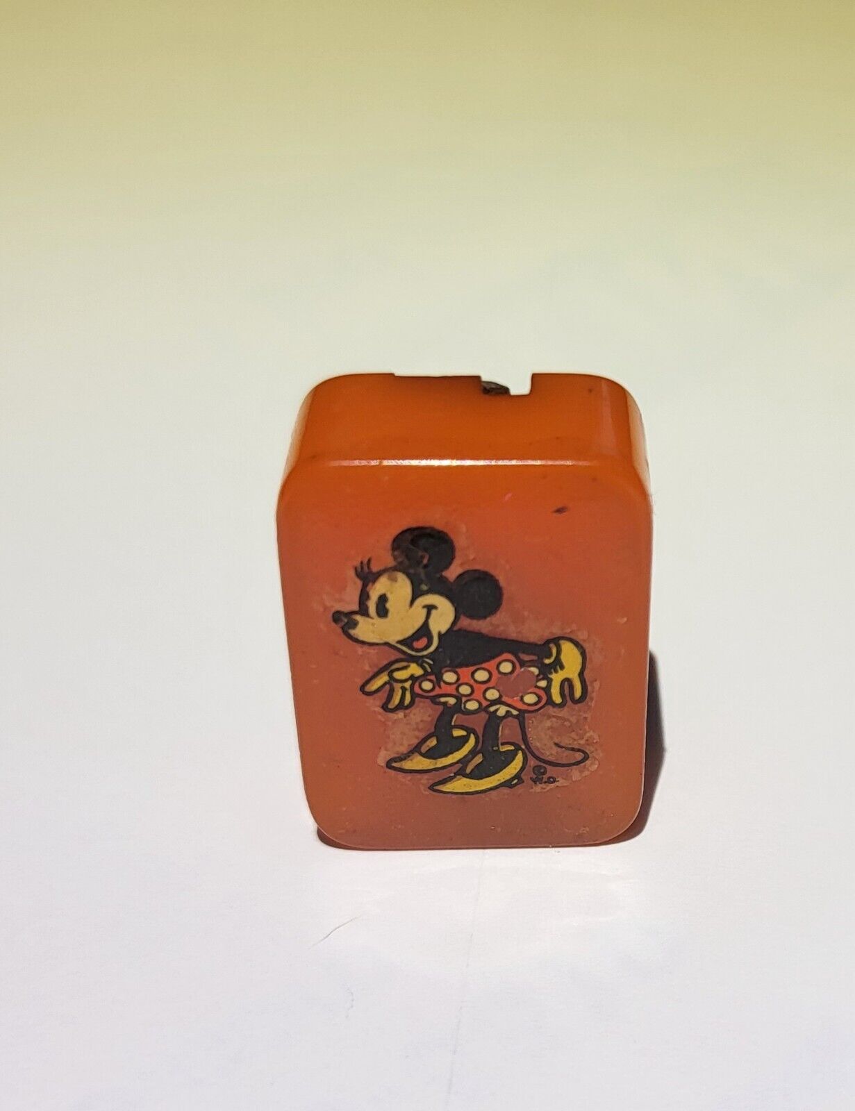 Vintage Minnie Mouse Bakelite Pencil Sharpener