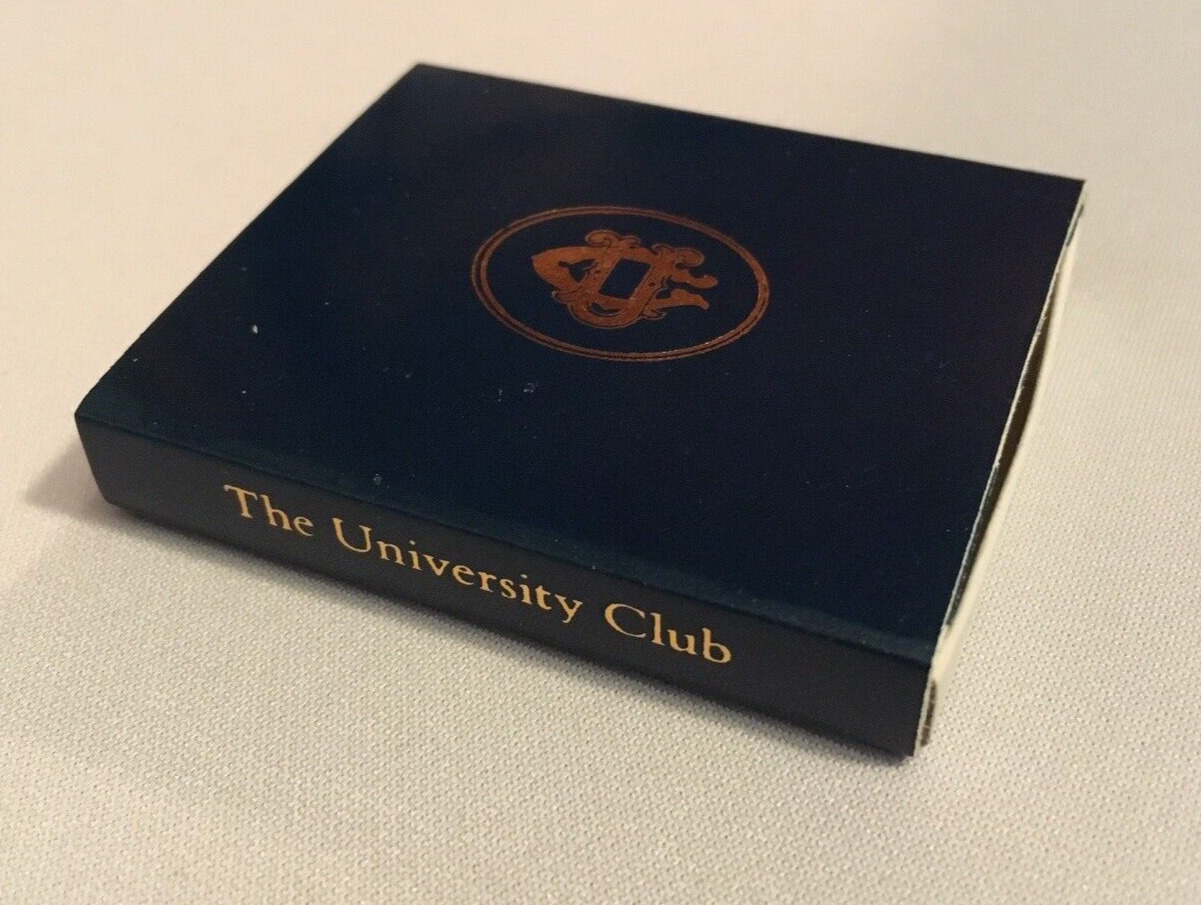 The University Club of New York City, Full Strike Matchbox RARE