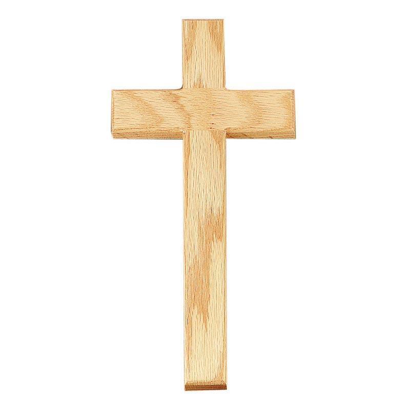 Oak Cross Timeless Symbol Of The Sacrifice Of Jesus To Save Us from Sin 12 Inch