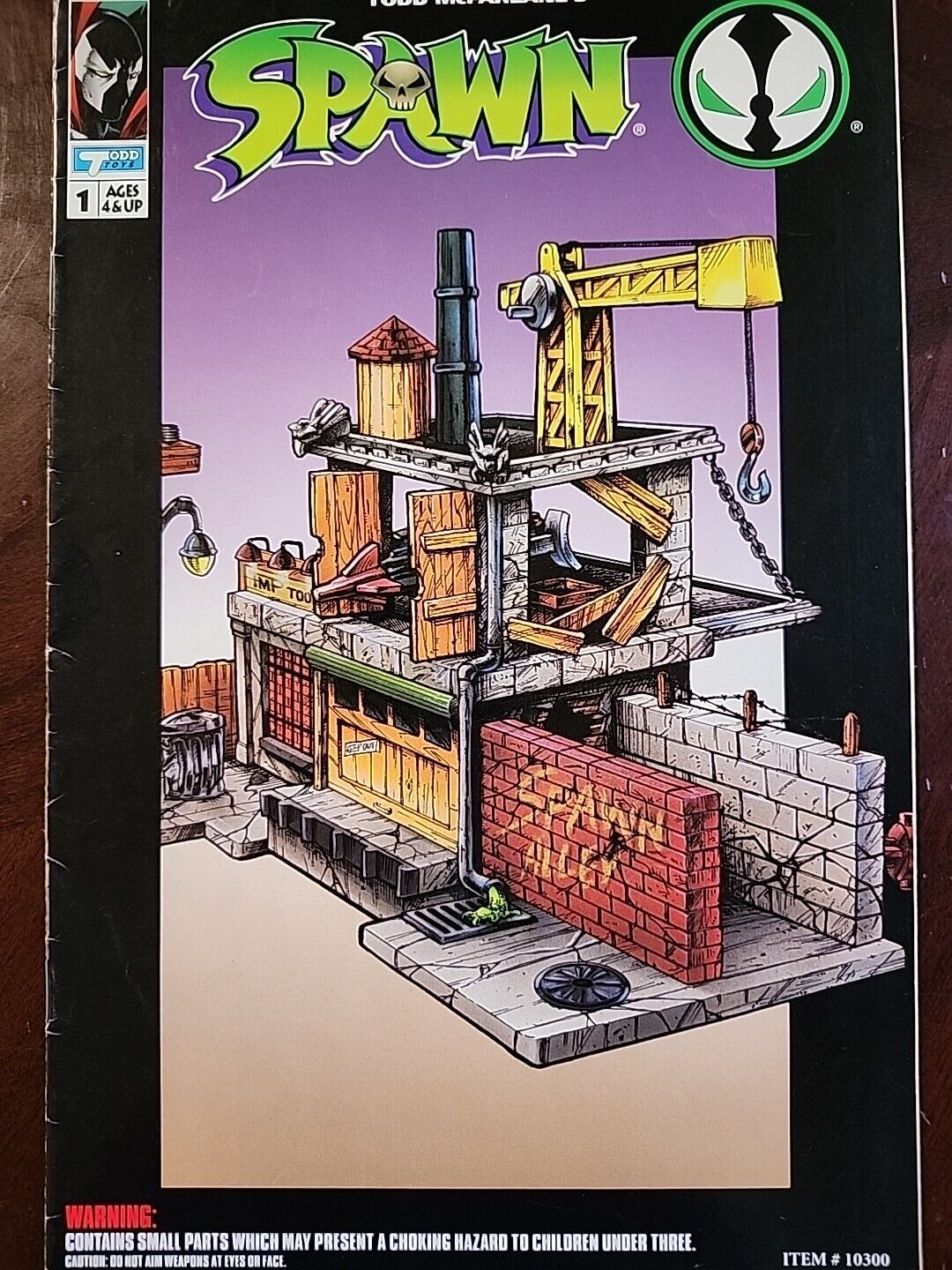 Spawn Alley Action Play Set Comic