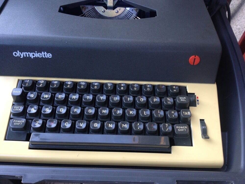 Vintage Olympia Olympiette electric typewriter SEP