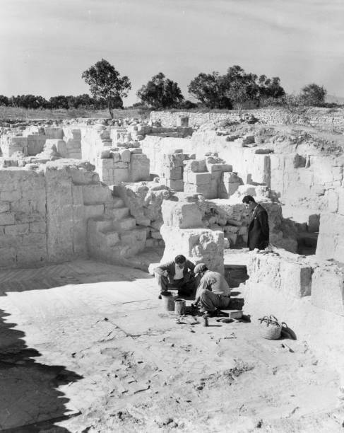 Excavations at the Great Basilica of St Epiphanious Salamis Cyprus 1959 PHOTO