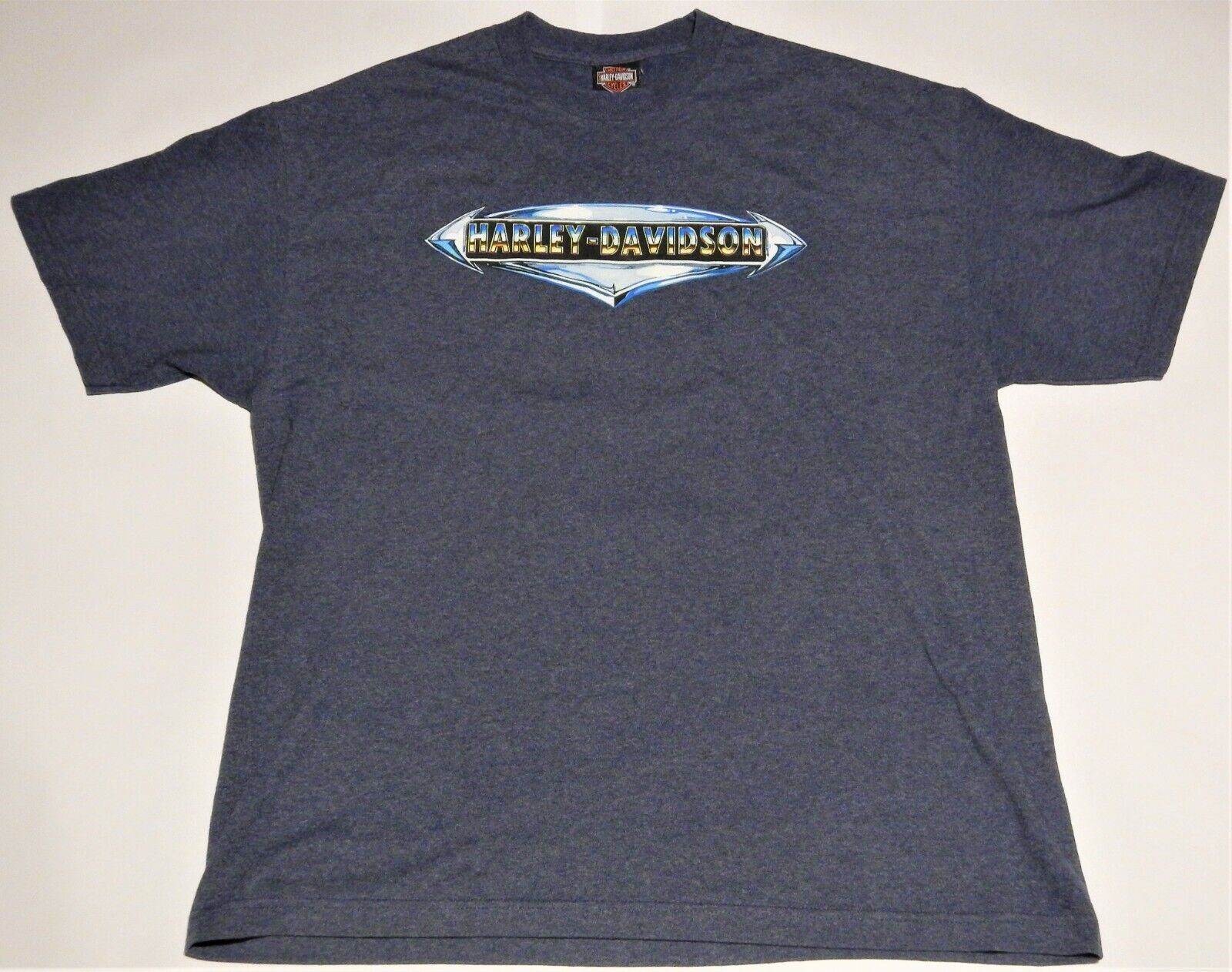 St Paul Harley Davidson Blue Heather T-shirt Sz XL Minnesota Est 1945 EXC