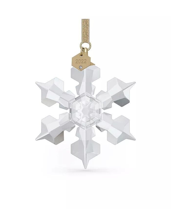 Swarovski 5615387 Ornament DISPLAY Annual Edition 2022 White Crystal Snowflake