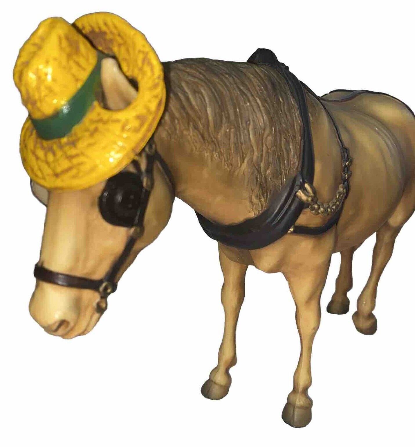 Vintage Breyer Old Timer Blinders Harness Horse with Hat