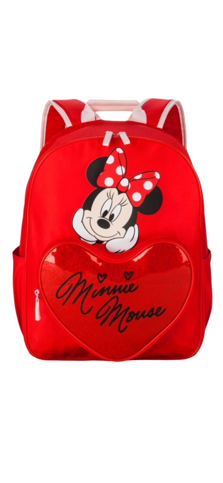 Disney Minnie Mouse Heart Print Backpack  Ted Disney New