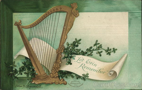 St. Patrick\'s Day International Art Publishing Company Postcard Vintage