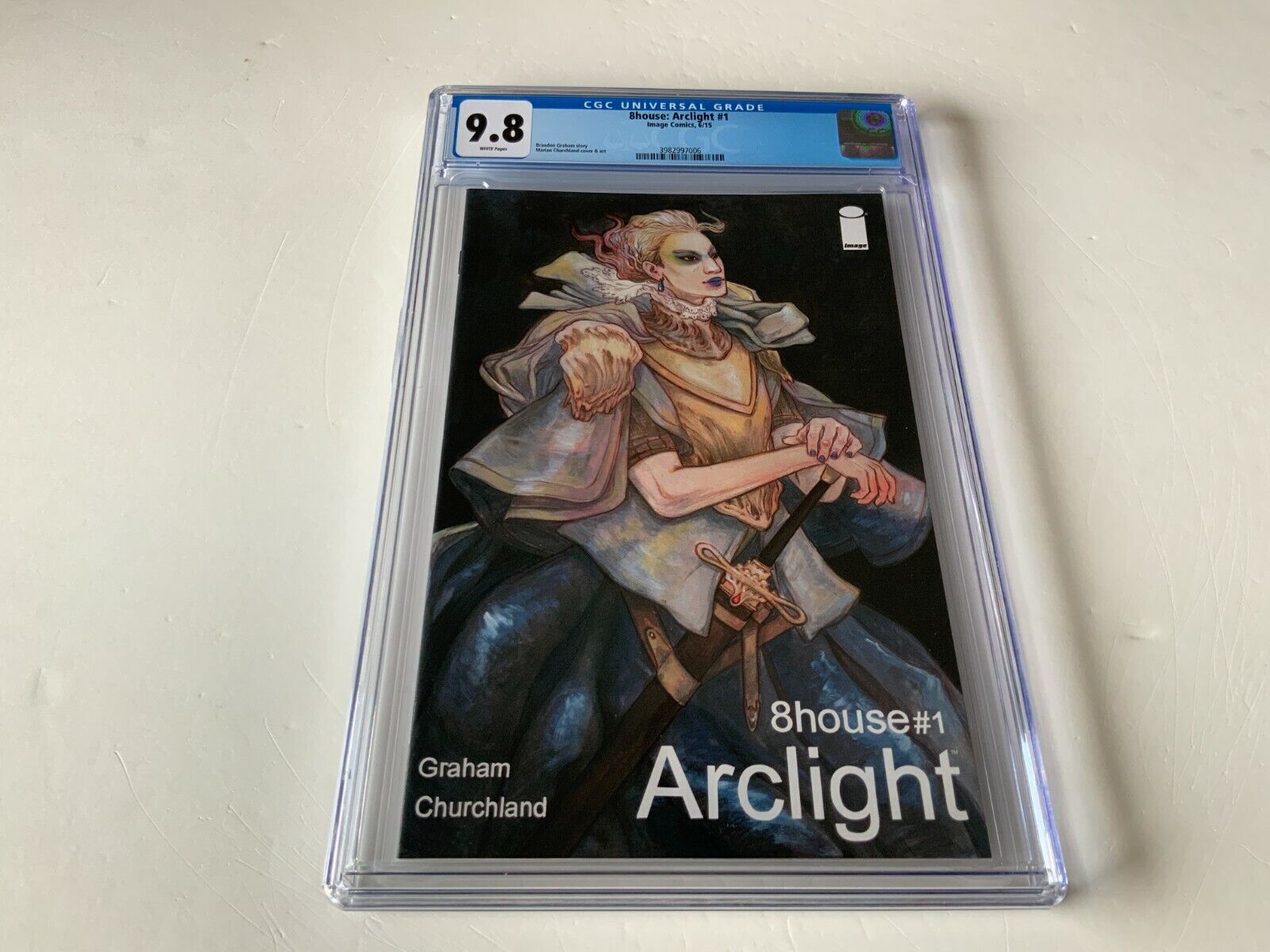 8HOUSE ARCLIGHT 1 CGC 9.8 WHITE PAGES IMAGE COMICS 2015