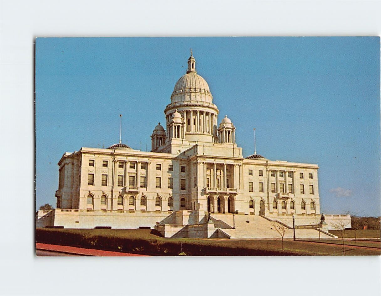 Postcard State House Providence Rhode Island USA