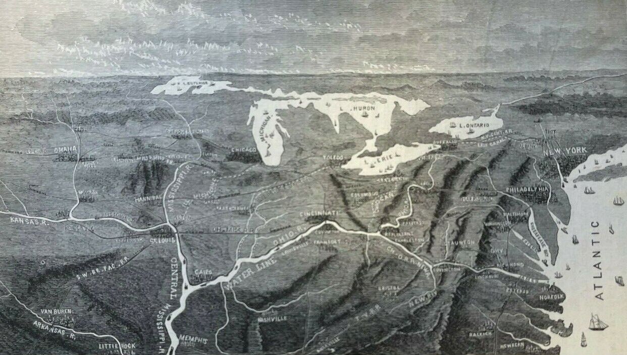 1873 National Trans-Alleghany Waterway 