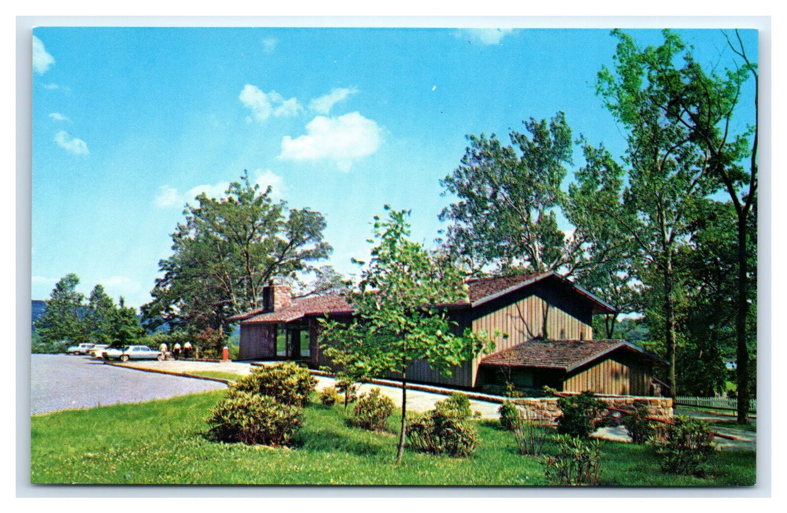 Birdsboro, PA Postcard- Visitor Center - Hopewell Historic Village
