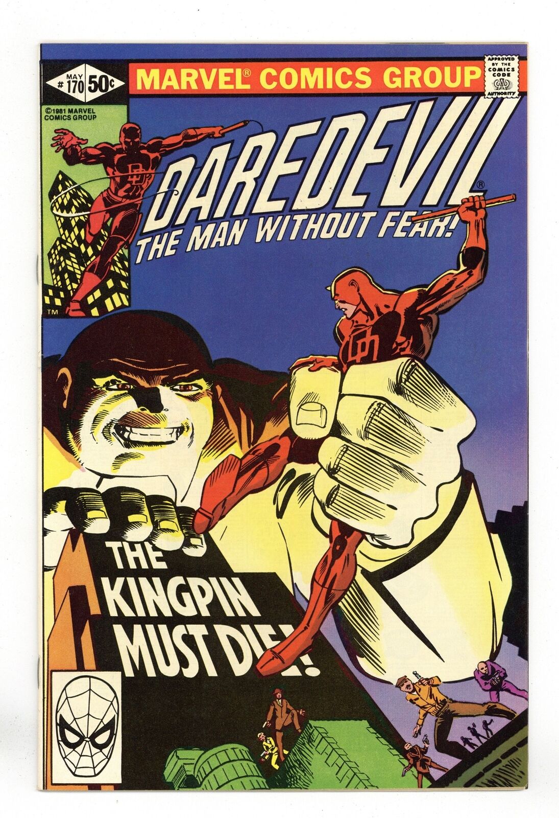 Daredevil #170 FN/VF 7.0 1981