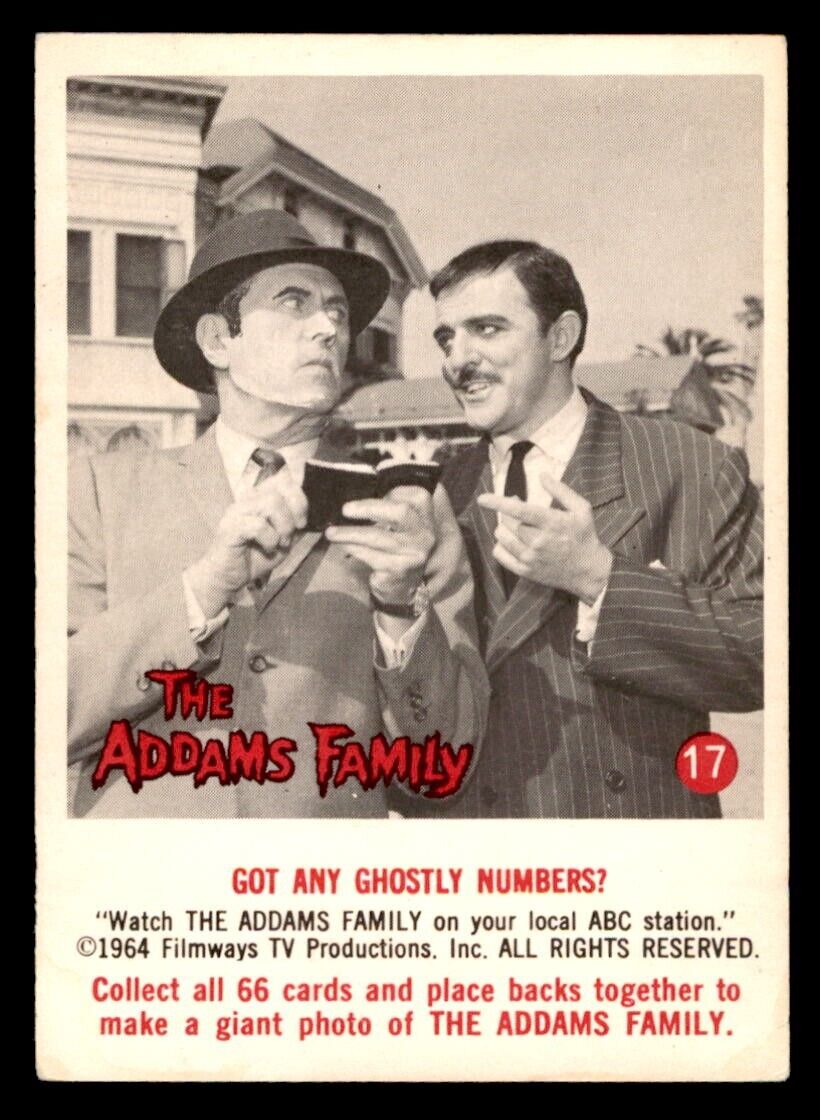 1964 Addams Family #17 Got Any Ghostly Numbers? EX