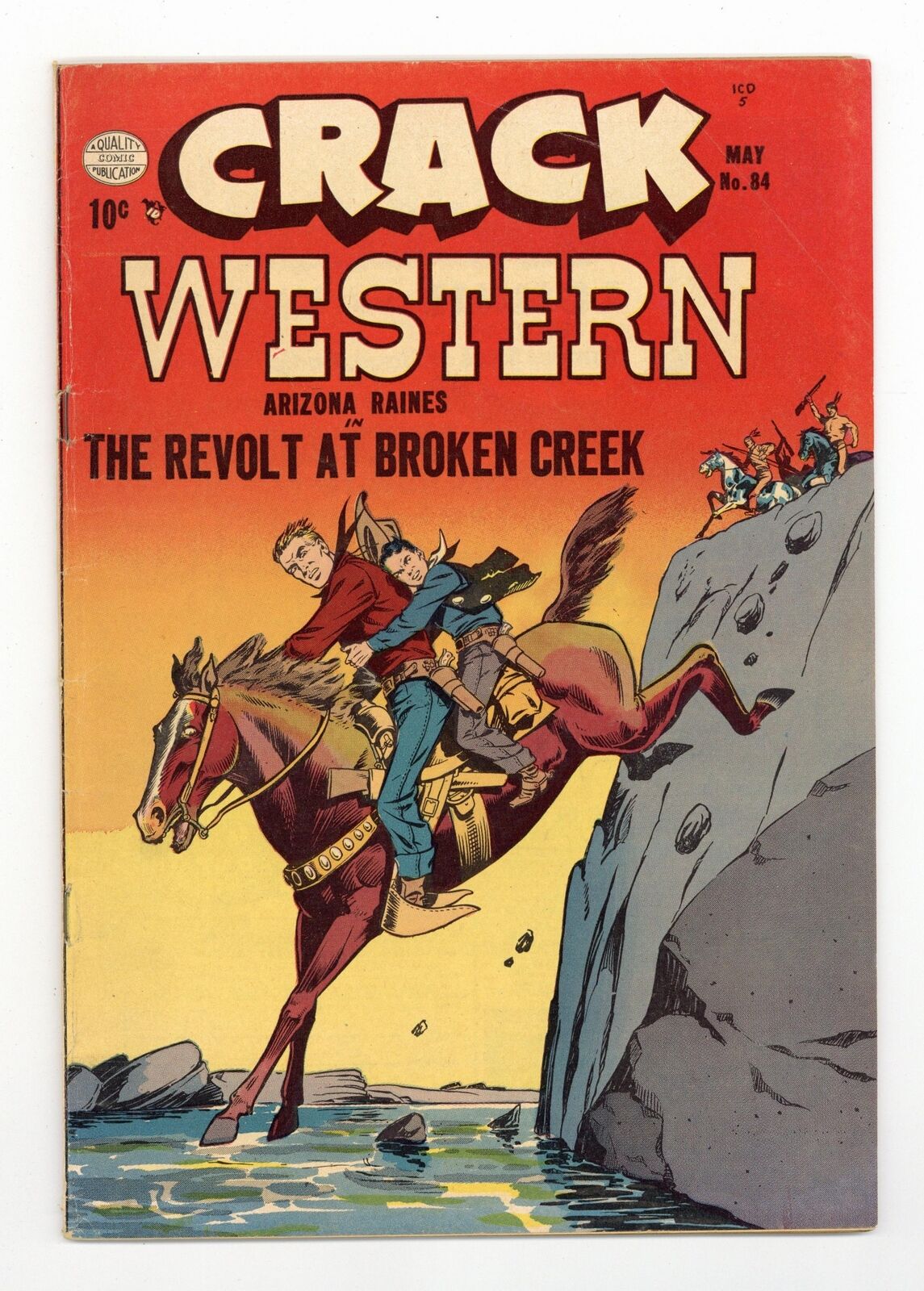 Crack Western #84 VG+ 4.5 1953