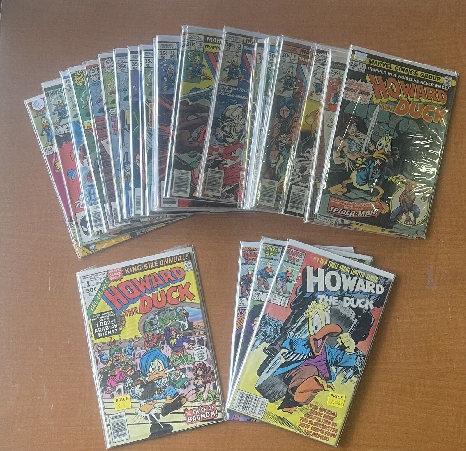 Marvel HOWARD THE DUCK # 1 - 33, Annual 1, & Limited Series 1-3 (1976)