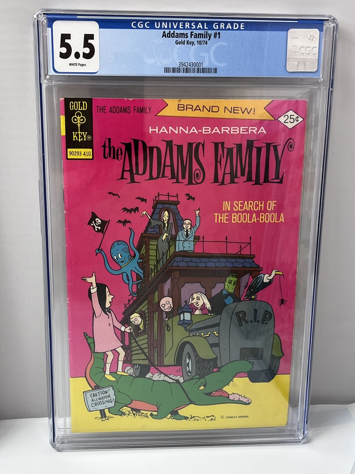 Addams Family #1 CGC 5.5 (1974) 1st app. Addams Family