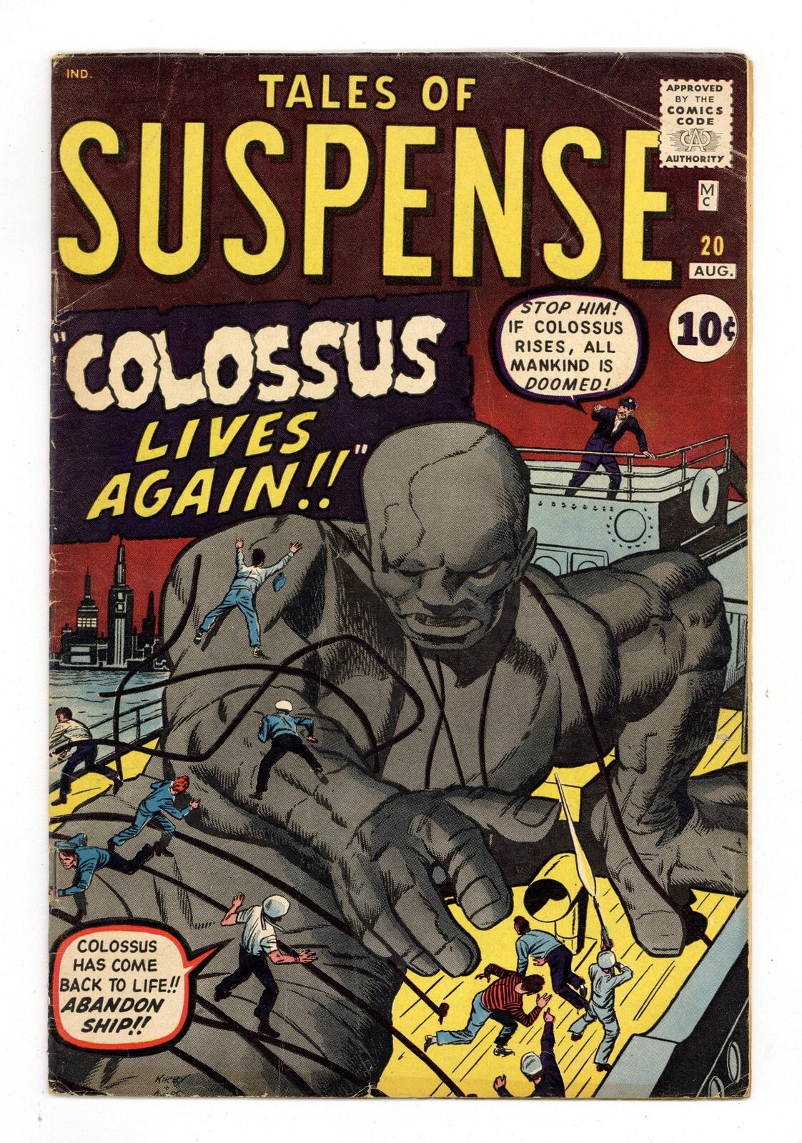 Tales of Suspense #20 VG- 3.5 1961