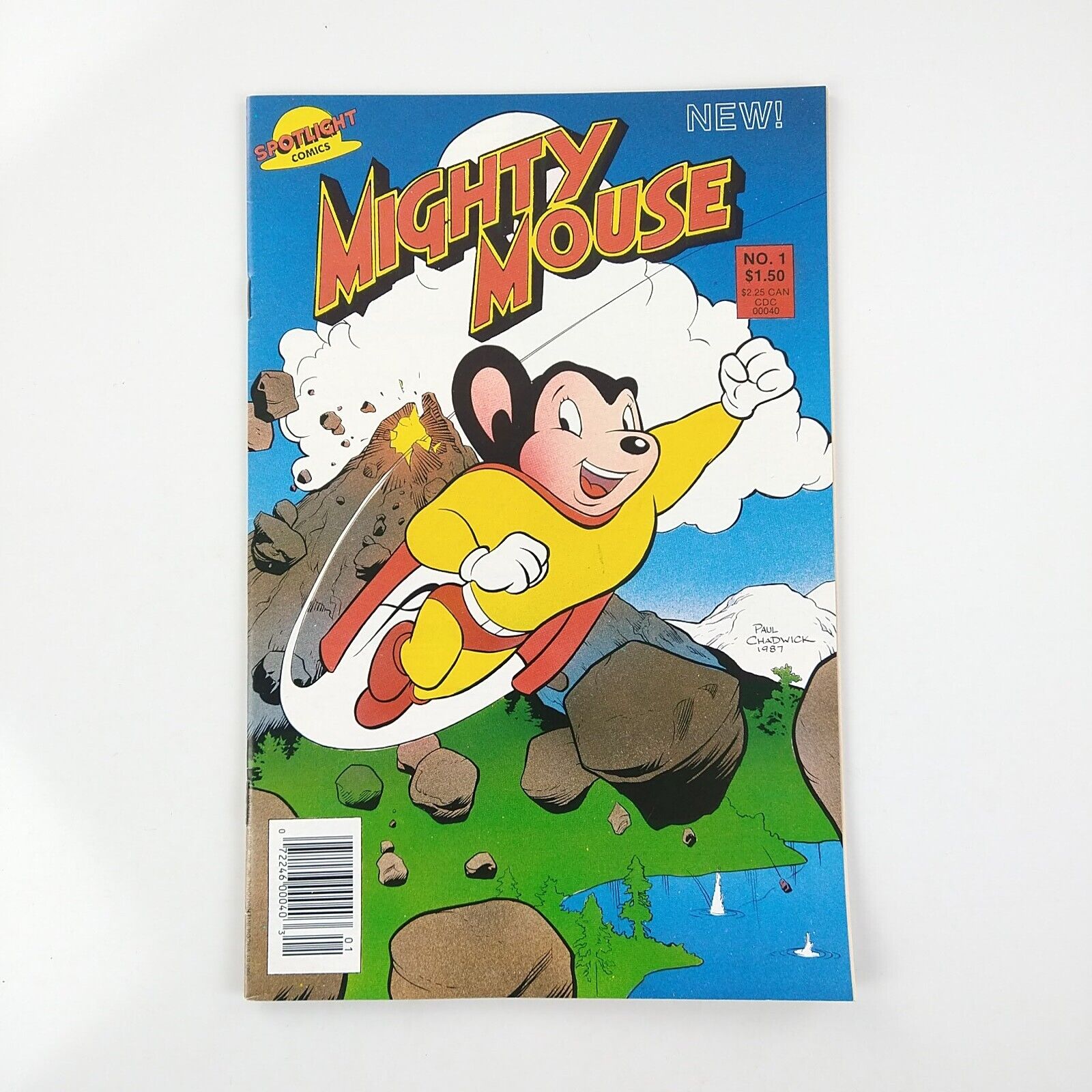 Mighty Mouse #1 Newsstand (1987 Spotlight Comics) VF