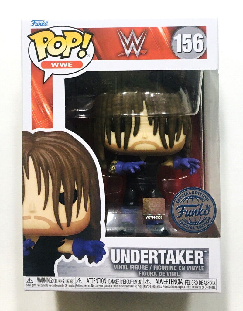 IN HAND Funko POP WWE #156 Cover Undertaker Retro Figure Exclusive READY 2 SHIP
