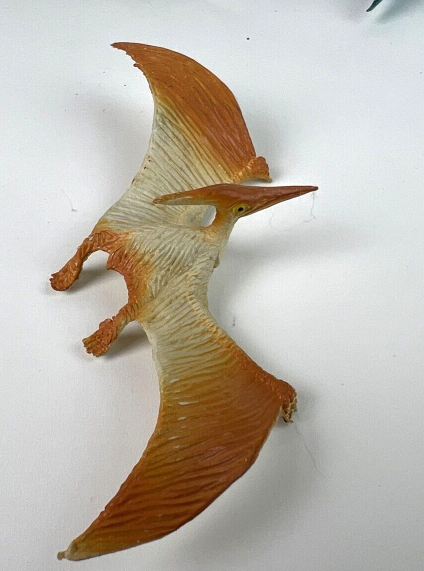Larami Dinosaur Pteranodon Flying Toy Action Figure Vtg 1980s 1990s Collectable