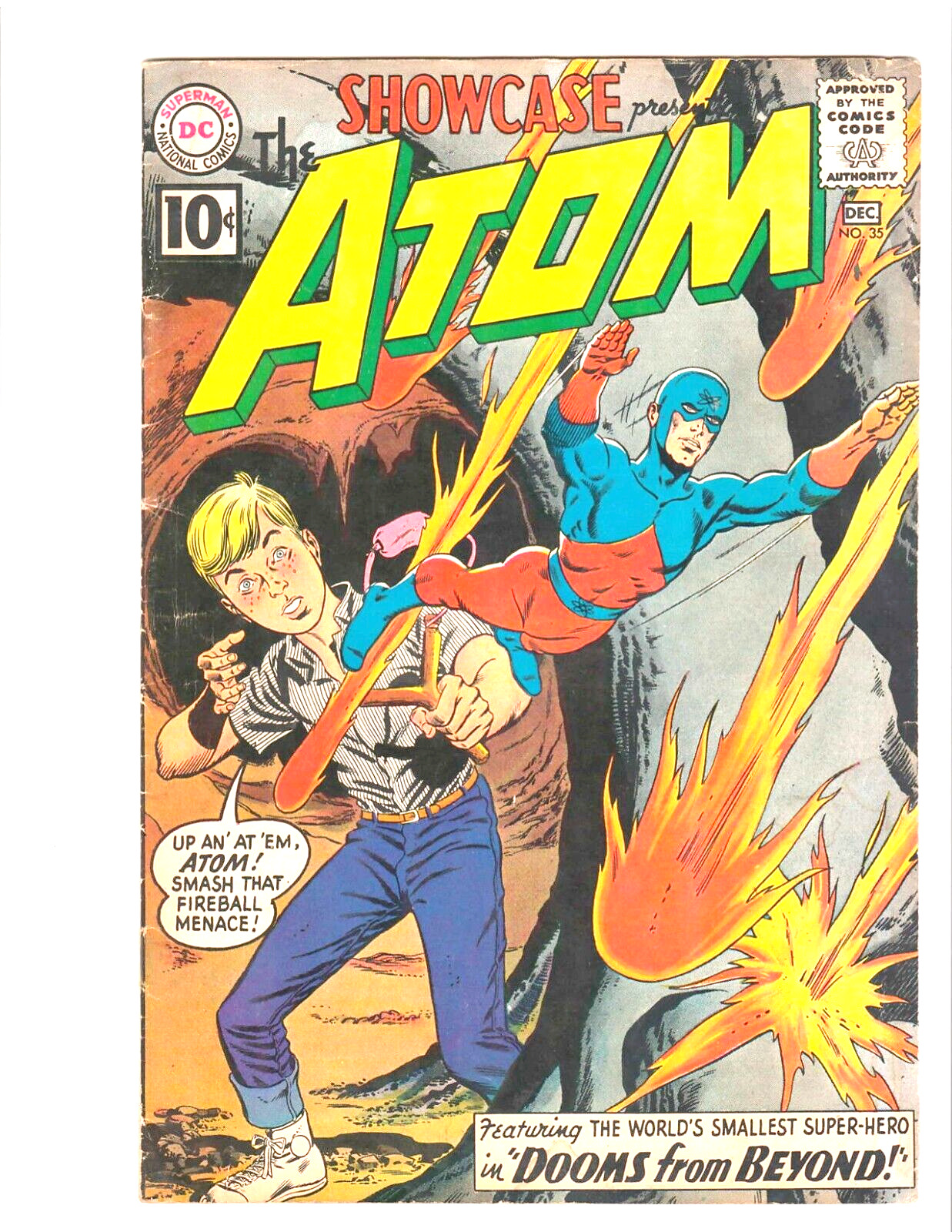 SHOWCASE 35 SILVER AGE - 2ND SILVER AGE ATOM  VG+  looks better
