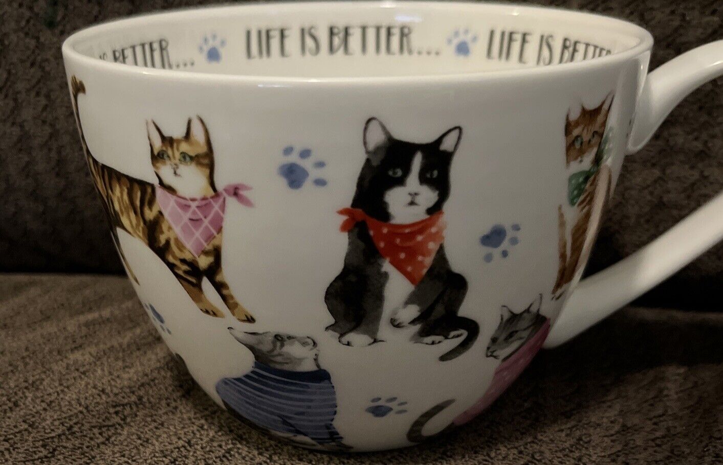 Portobello By Design New Life Is Better With A Mug Lots Of Beautiful Cats