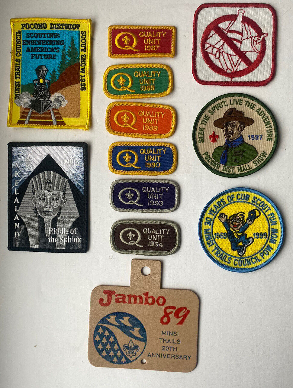 Vintage Boy Scouts Patches 1980s & Later Lot 2