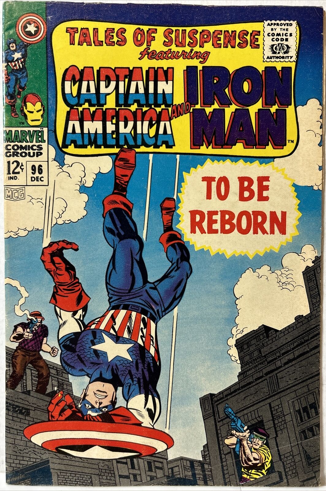 Tales Of Suspense #96 Iron Man Captain America Comic Book (Marvel, 1967) VG+