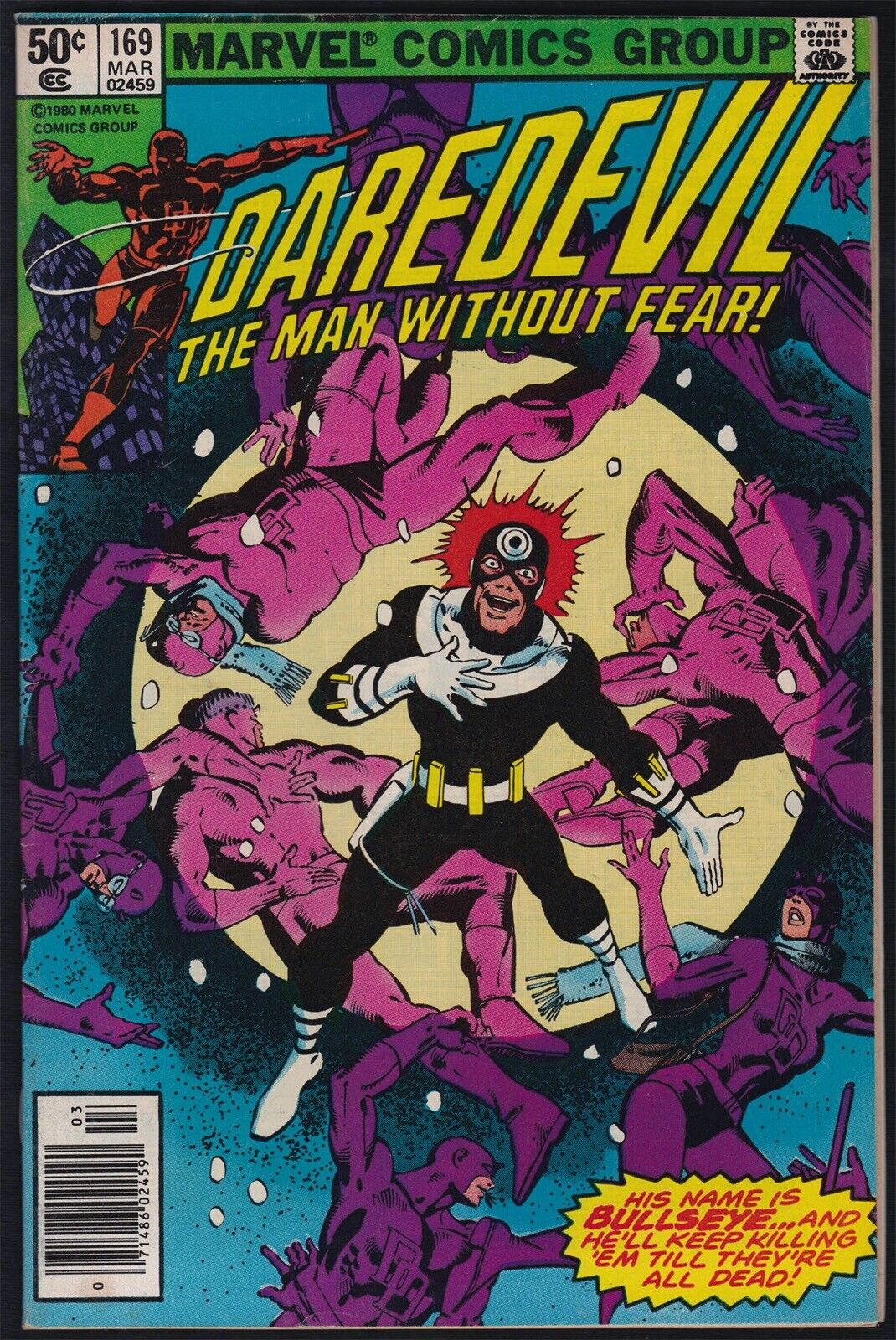 Marvel Comics DAREDEVIL #169 Second Appearance of Elektra 1981 VF