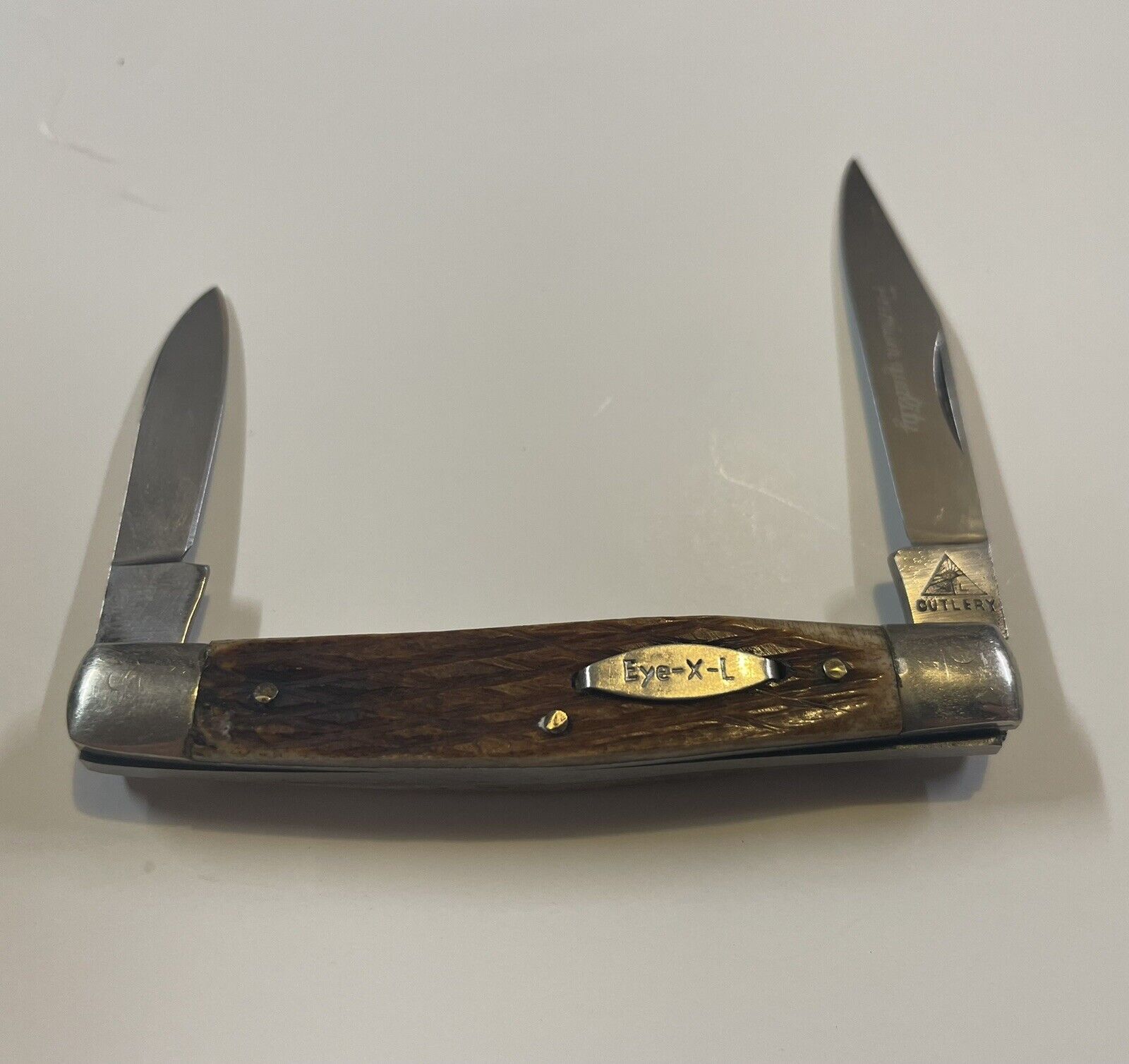 Eye XL Cutlery (Schlieper) Japan Half Stockman Knife 1960s 