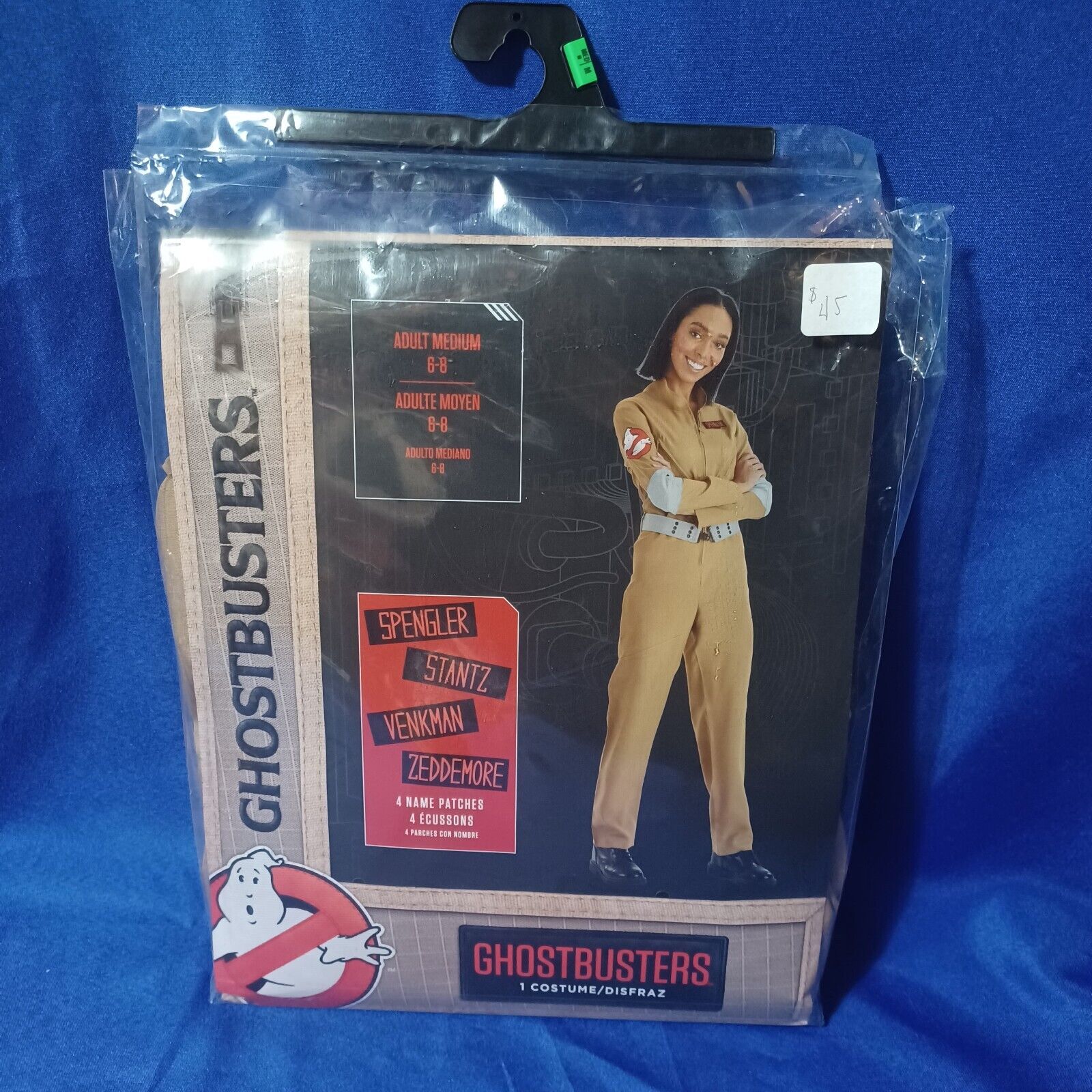 NEW Ghostbusters Jumpsuit Women Adult M 6-8 Halloween Costume Cosplay