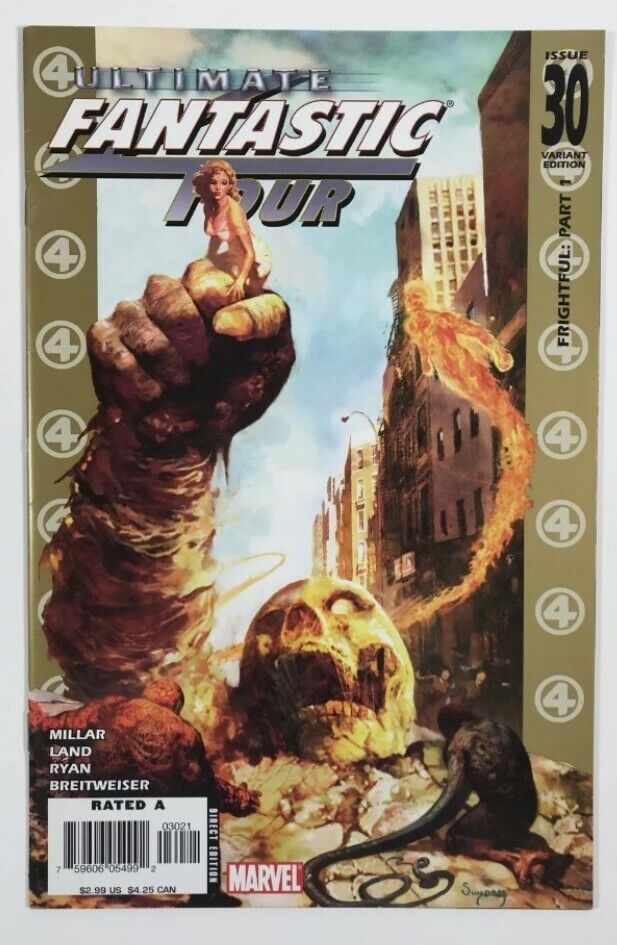 Ultimate Fantastic Four #30 Suydam Variant Zombies Edition (Marvel Comics 2006)