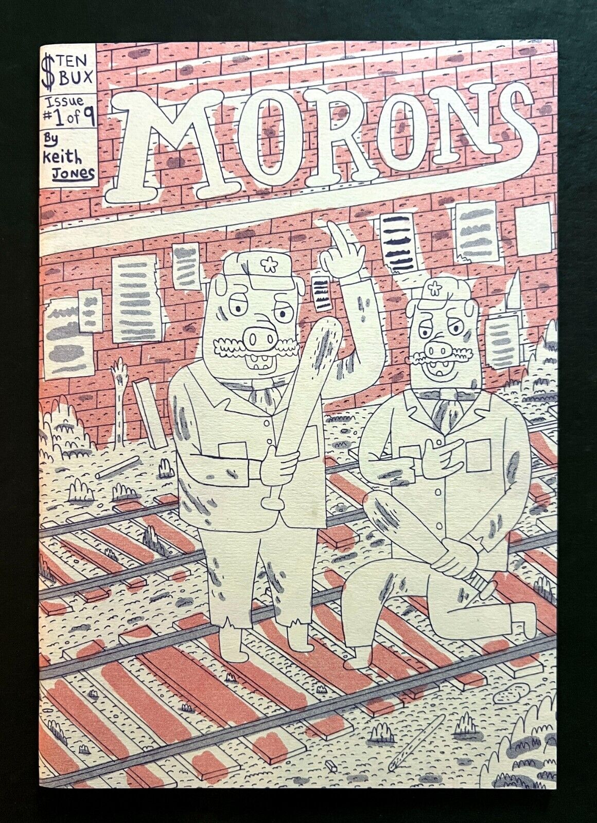 MORONS #1 Hi-Grade Rare Small Print Indie Comic Keith Jones 2012