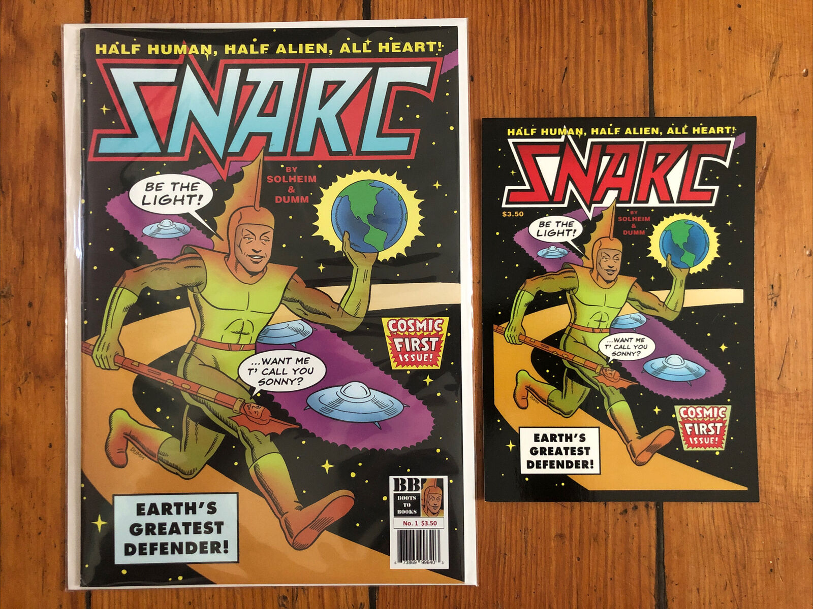 SNARC #1 Bruce Olav Solheim, Gary Dumm (2019 Boots To Books) Alien Indie Comic