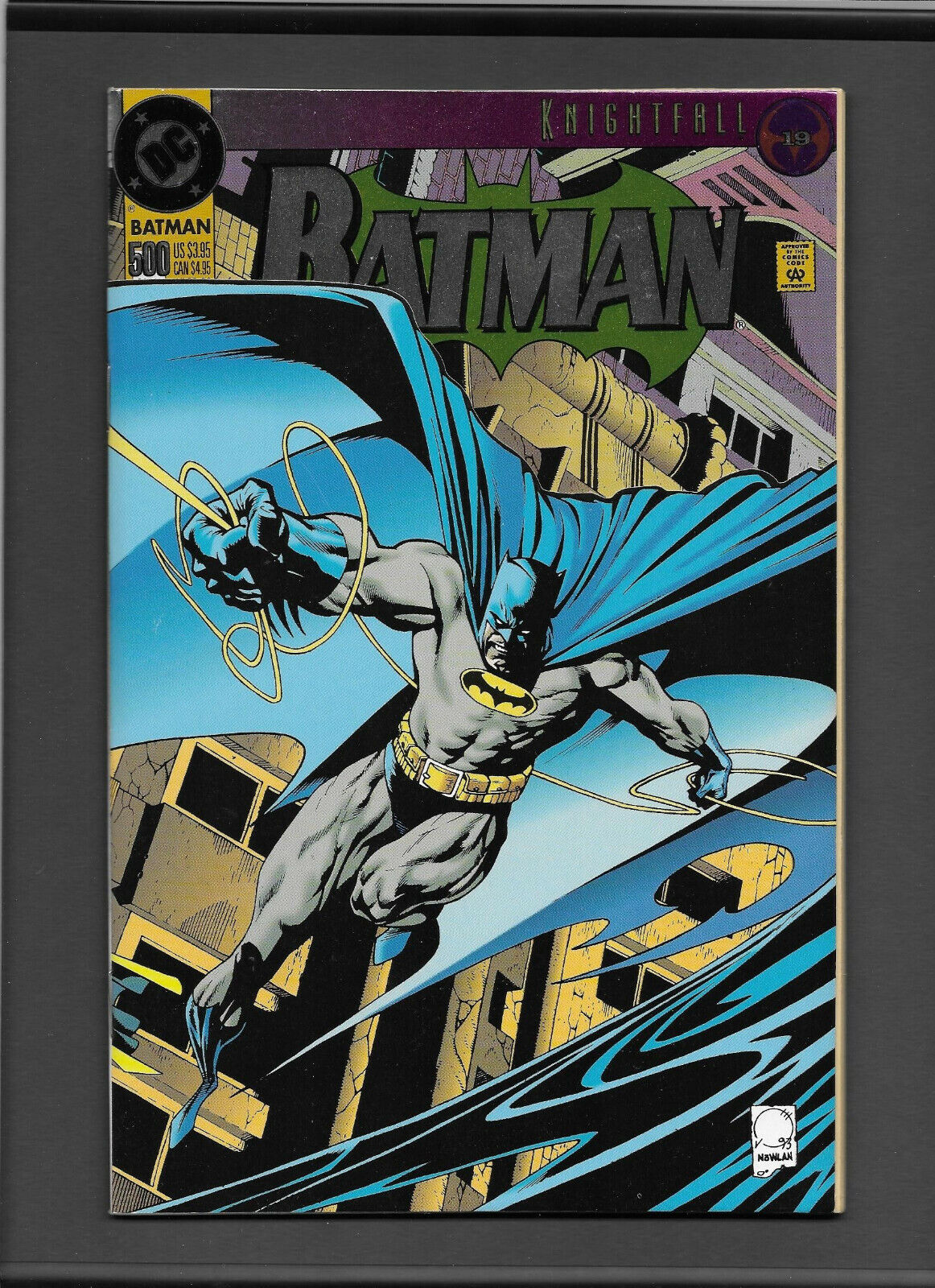 Batman #500 | Die-Cut Cover | 2 Bound-in Postcards | Foil Embossed Inner Cover