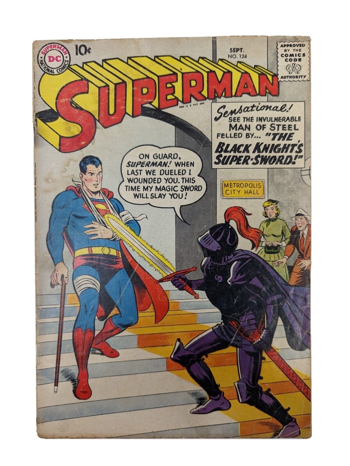 1958 Superman DC Comic Book #124 \