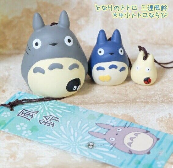 Studio Ghibli My Neighbor Totoro (Large Medium Small) Summer Wind Chimes