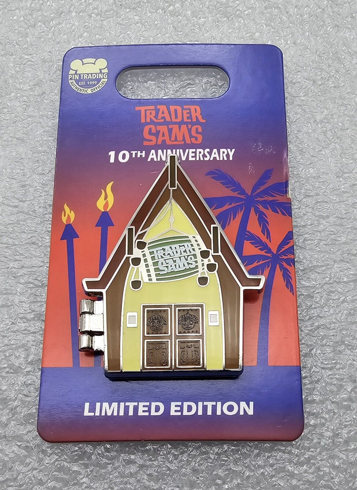 Disney Trader Sam's Hinged Pin 10th Anniversary Limited Edition 