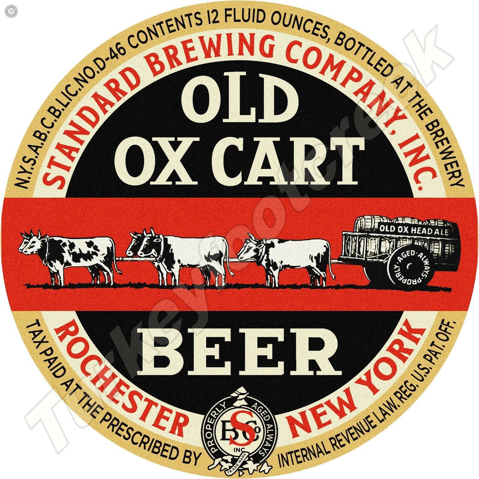 Old Ox Cart Beer 11.75