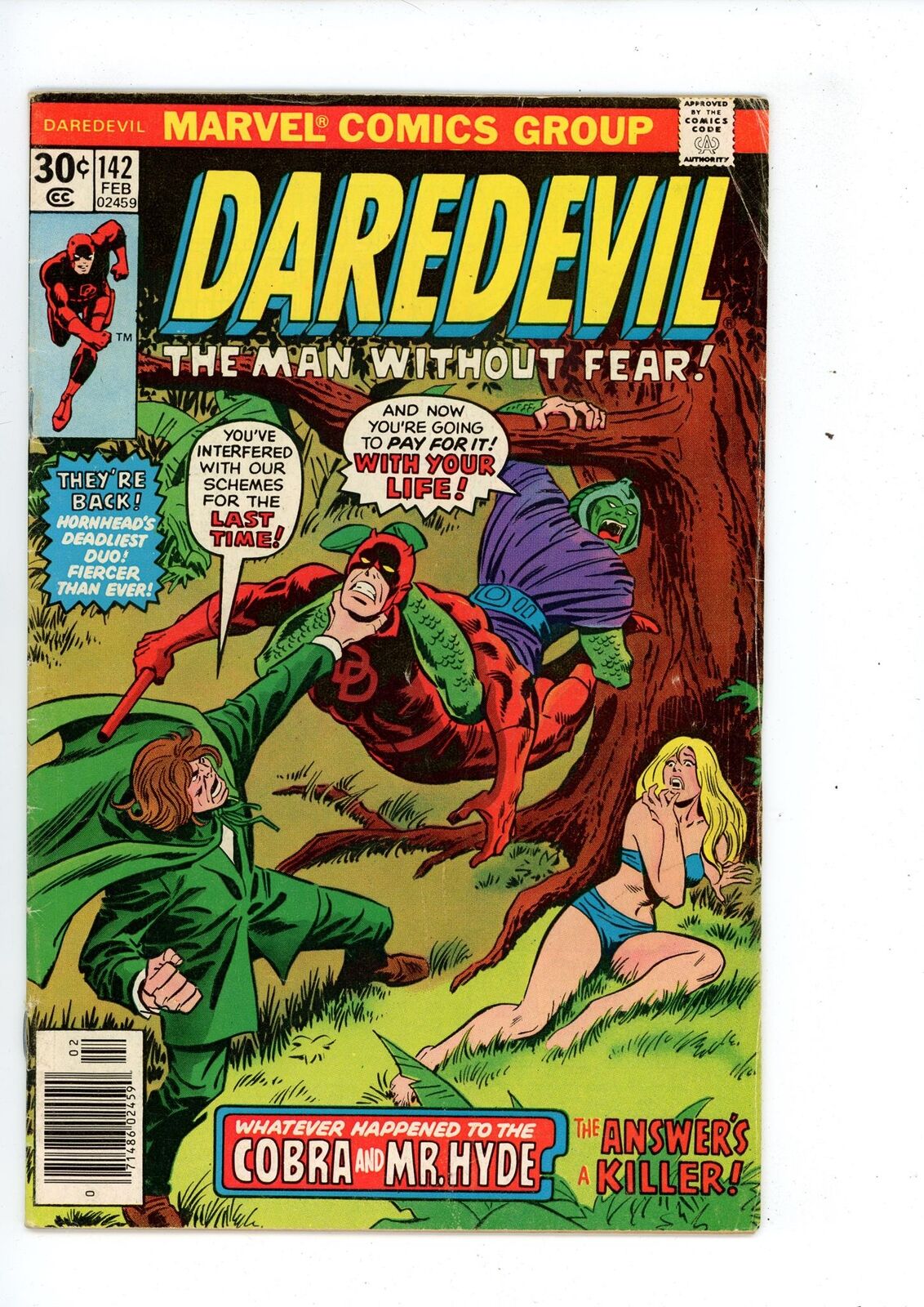 Daredevil #142 (1977) Daredevil Marvel Comics