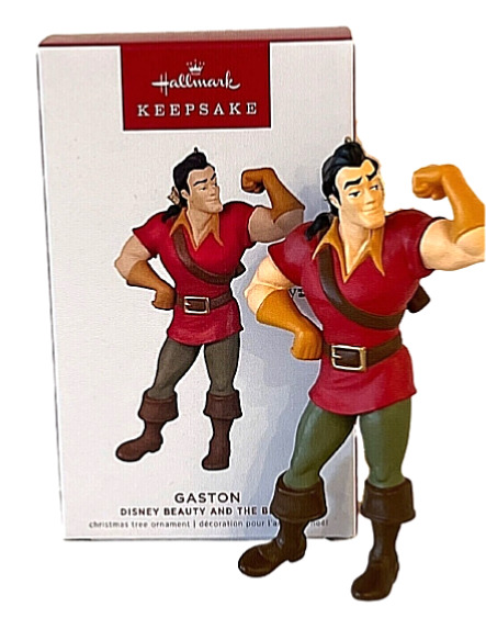 Hallmark 2022 Gaston Disney Beauty & Beast Limited Ed Keepsake Xmas Ornament NIB