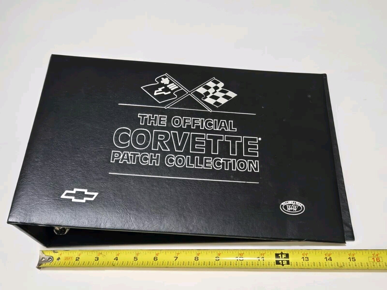 The Official CORVETTE Patch Collection By Willabee & Ward EMPTY Storage Binder